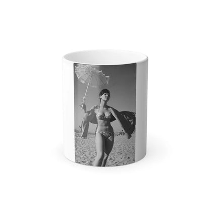 Yvonne Craig #208 (Vintage Female Icons) Color Changing Mug 11oz-11oz-Go Mug Yourself