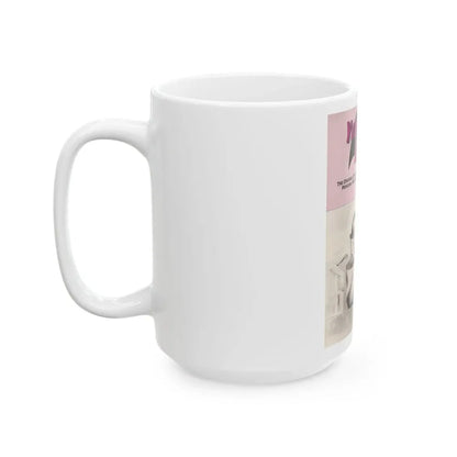 Yvonne Craig #209 - Femme Fatales Mag. December '98 Vol. 7 Issue #7 (Vintage Female Icon) White Coffee Mug - Go Mug Yourself