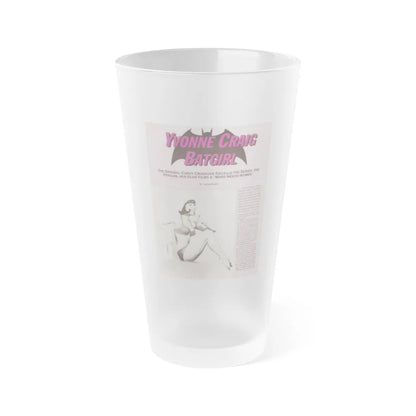 Yvonne Craig #209 - Femme Fatales Mag. December '98 Vol. 7 Issue #7 (Vintage Female Icon) Frosted Pint Glass 16oz-16oz-Frosted-Go Mug Yourself