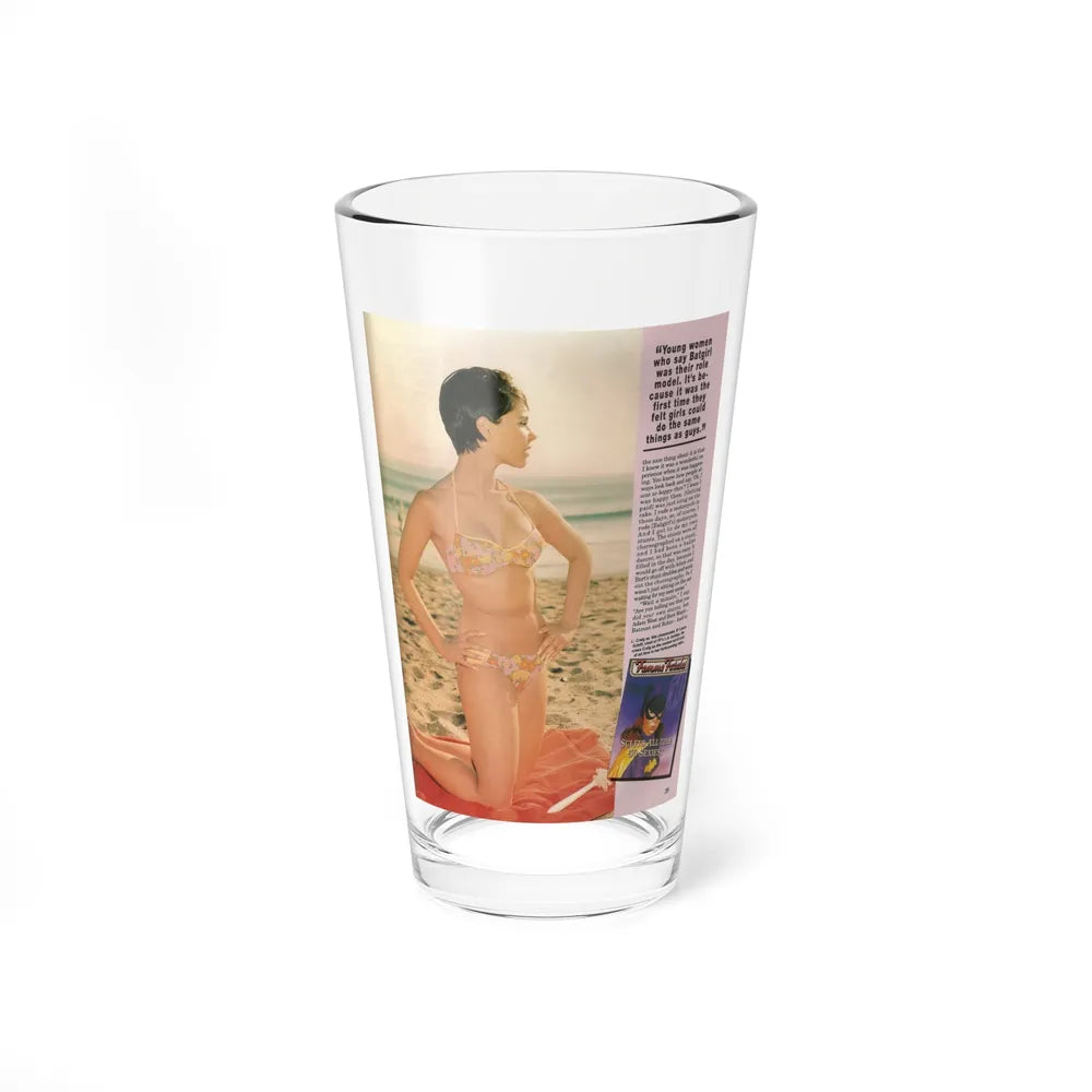 Yvonne Craig #210 - Femme Fatales Mag. December '98 Vol. 7 Issue #7 (Vintage Female Icon) Pint Glass 16oz 16oz - Go Mug Yourself