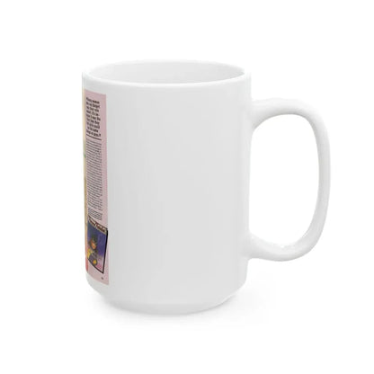 Yvonne Craig #210 - Femme Fatales Mag. December '98 Vol. 7 Issue #7 (Vintage Female Icon) White Coffee Mug - Go Mug Yourself