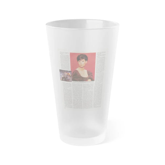 Yvonne Craig #211 - Femme Fatales Mag. December '98 Vol. 7 Issue #7 (Vintage Female Icon) Frosted Pint Glass 16oz-16oz-Frosted-Go Mug Yourself