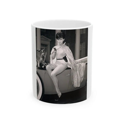 Yvonne Craig #211 (Vintage Female Icon) White Coffee Mug-11oz-Go Mug Yourself