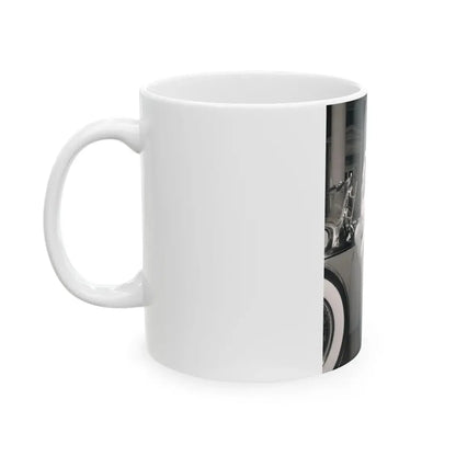 Yvonne Craig #211 (Vintage Female Icon) White Coffee Mug - Go Mug Yourself