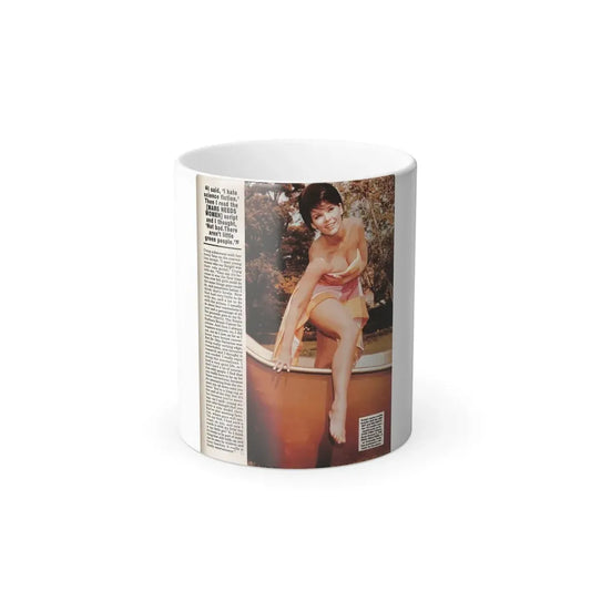 Yvonne Craig #212 - Femme Fatales Mag. December '98 Vol. 7 Issue #7 (Vintage Female Icon) Color Changing Mug 11oz 11oz - Go Mug Yourself