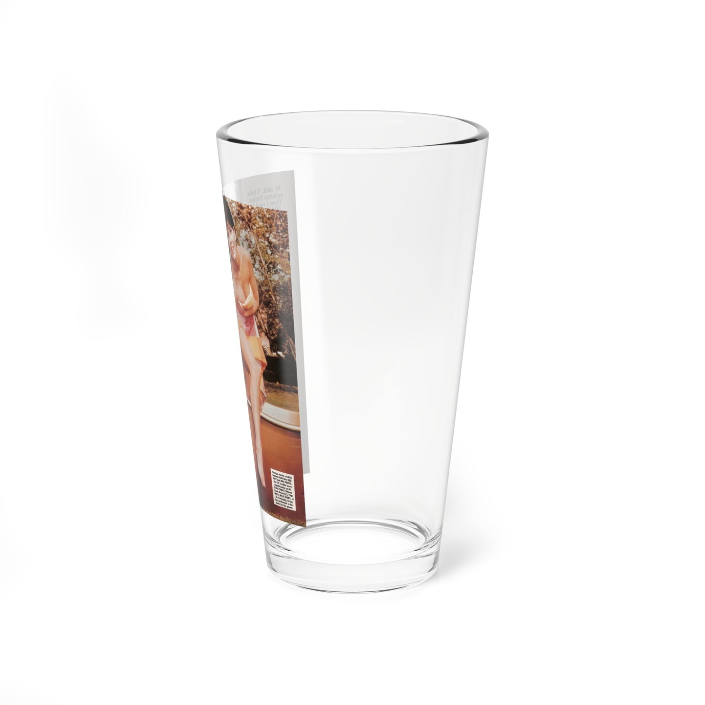 Yvonne Craig #212 - Femme Fatales Mag. December '98 Vol. 7 Issue #7 (Vintage Female Icon) Pint Glass 16oz-Go Mug Yourself