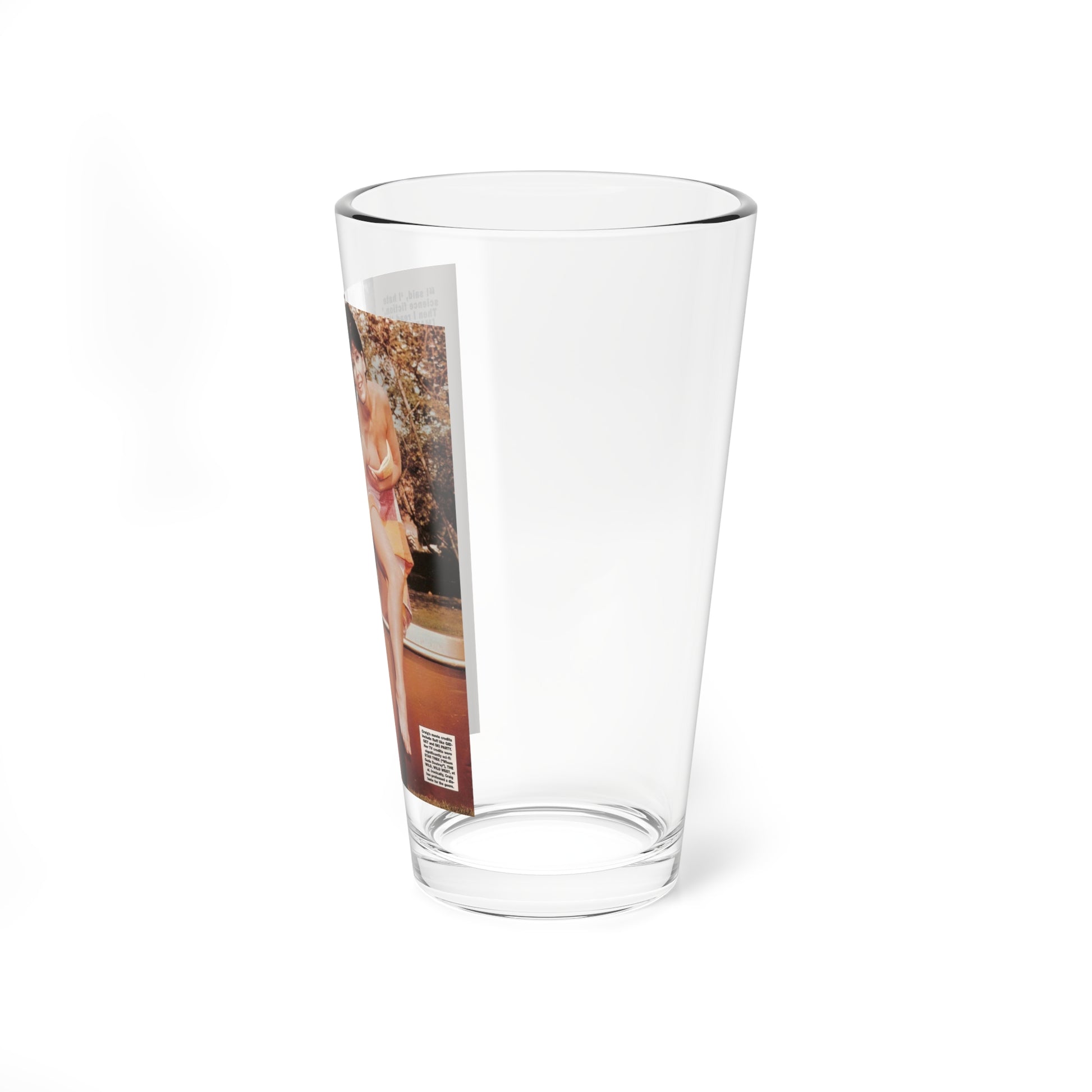 Yvonne Craig #212 - Femme Fatales Mag. December '98 Vol. 7 Issue #7 (Vintage Female Icon) Pint Glass 16oz-Go Mug Yourself