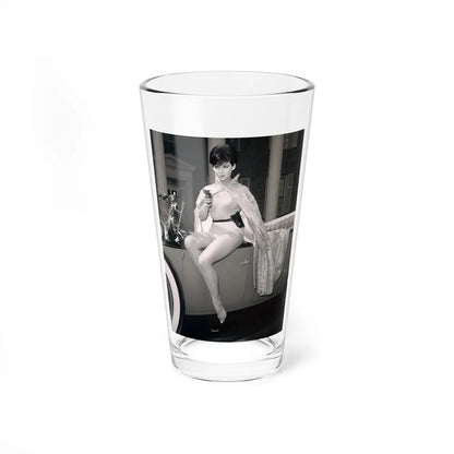 Yvonne Craig #212 (Vintage Female Icon) Pint Glass 16oz 16oz - Go Mug Yourself