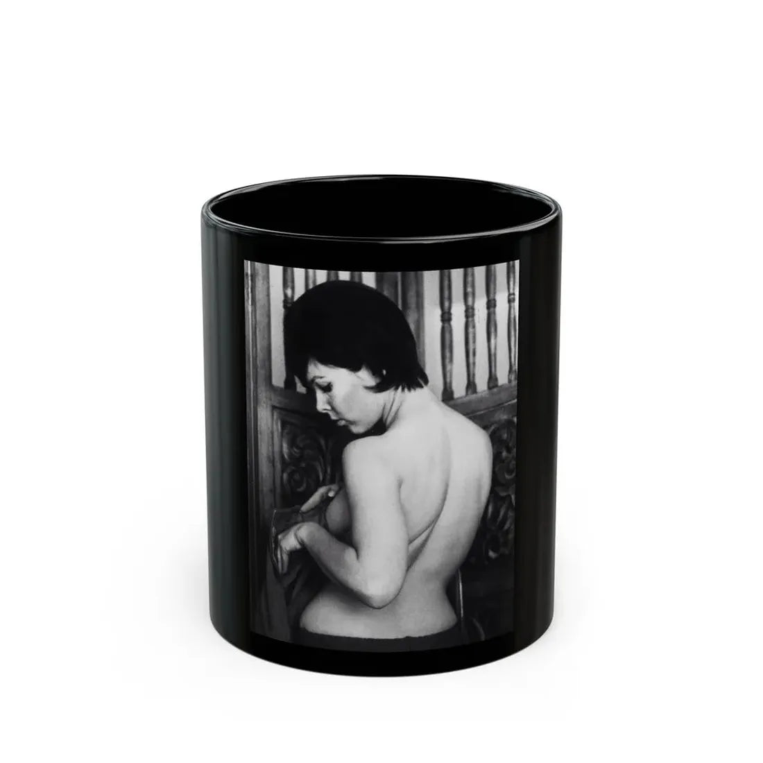 Yvonne Craig #214 (Vintage Female Icon) Black Coffee Mug 11oz - Go Mug Yourself