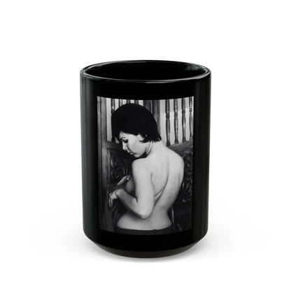 Yvonne Craig #214 (Vintage Female Icon) Black Coffee Mug 15oz - Go Mug Yourself