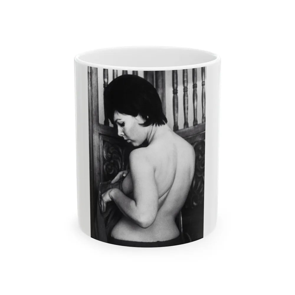 Yvonne Craig #214 (Vintage Female Icon) White Coffee Mug-11oz-Go Mug Yourself