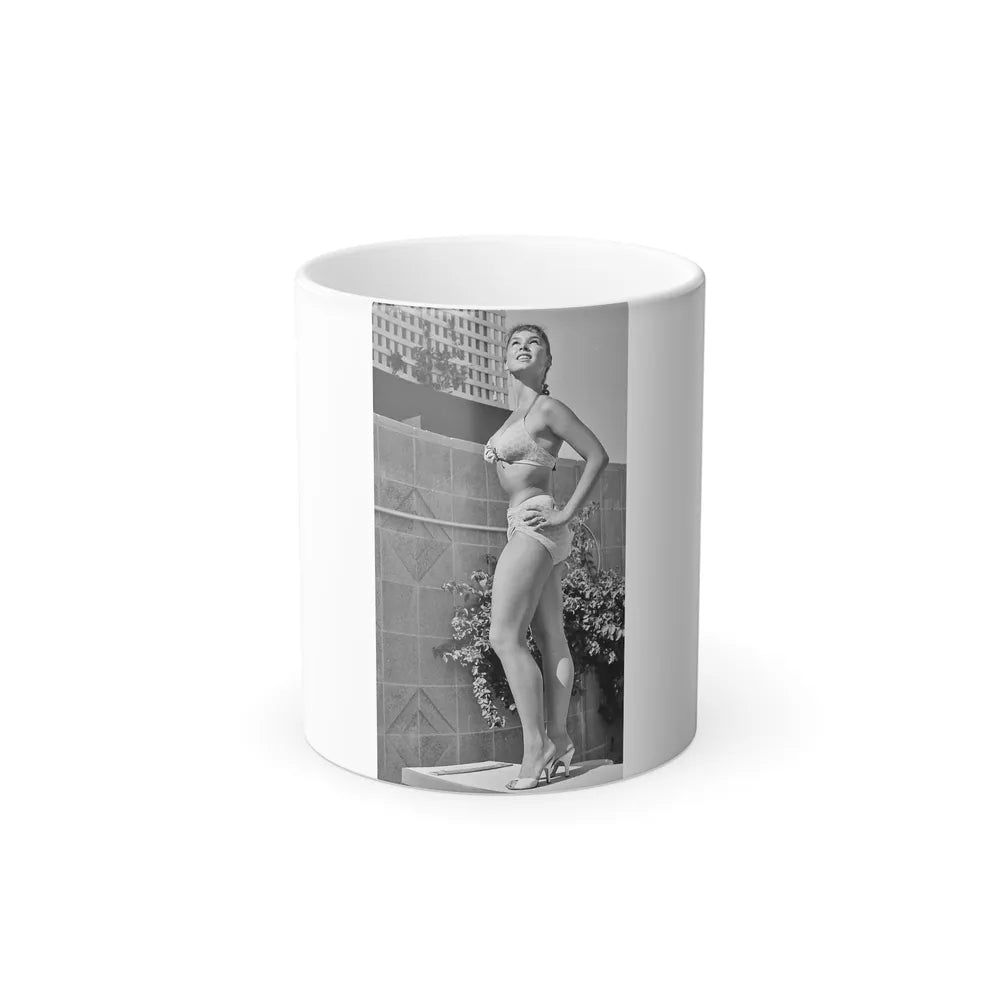 Yvonne Craig #215 (Vintage Female Icons) Color Changing Mug 11oz-11oz-Go Mug Yourself