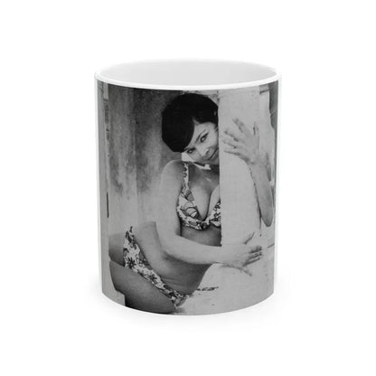 Yvonne Craig #218 (Vintage Female Icon) White Coffee Mug 11oz - Go Mug Yourself