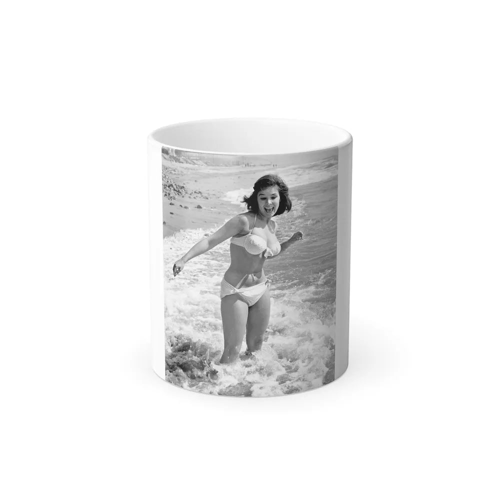 Yvonne Craig #220 (Vintage Female Icons) Color Changing Mug 11oz-11oz-Go Mug Yourself