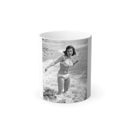 Yvonne Craig #220 (Vintage Female Icons) Color Changing Mug 11oz-11oz-Go Mug Yourself