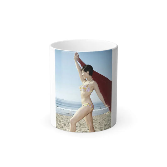 Yvonne Craig #240 (Vintage Female Icons) Color Changing Mug 11oz-11oz-Go Mug Yourself