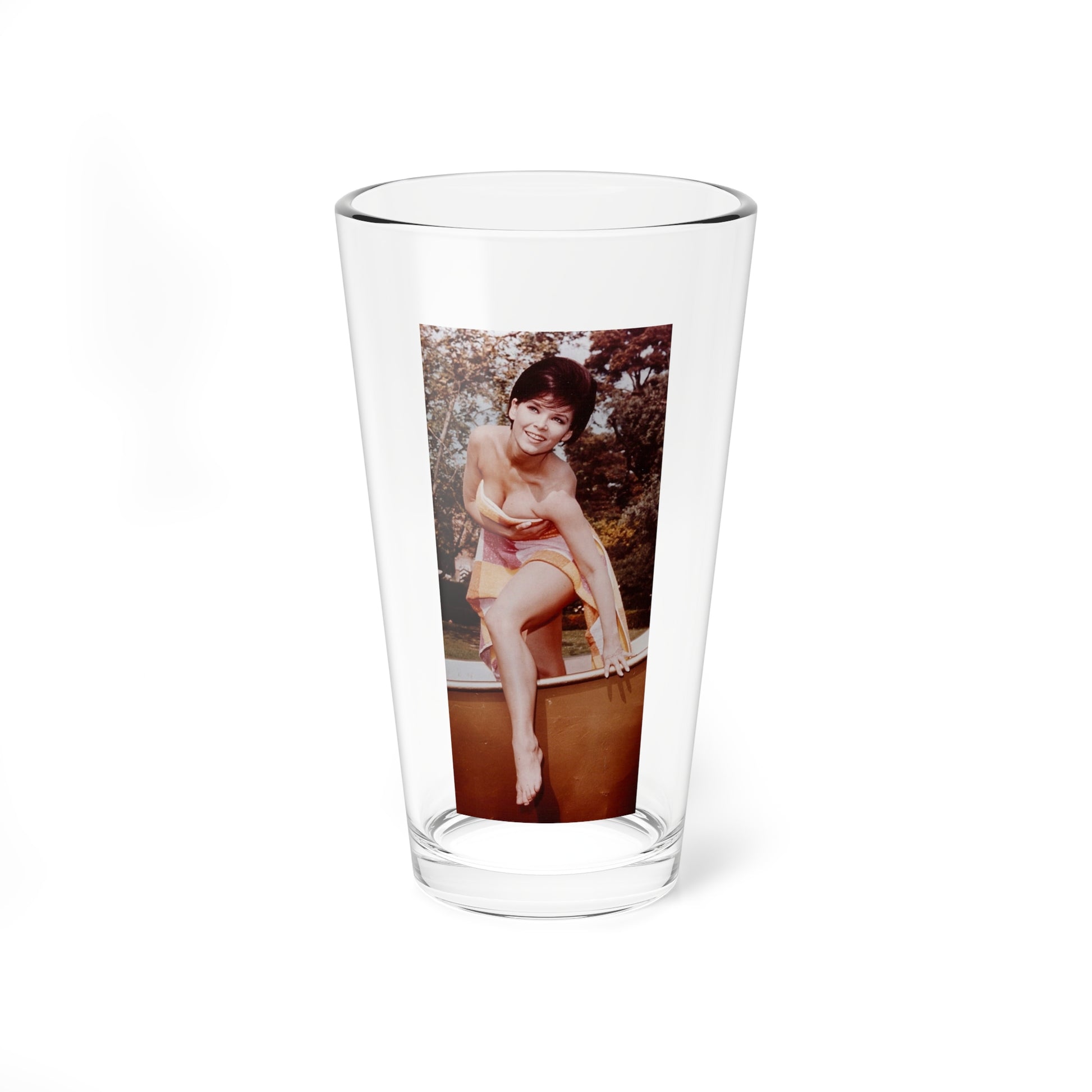 Yvonne Craig #241 (Vintage Female Icon) Pint Glass 16oz-16oz-Go Mug Yourself