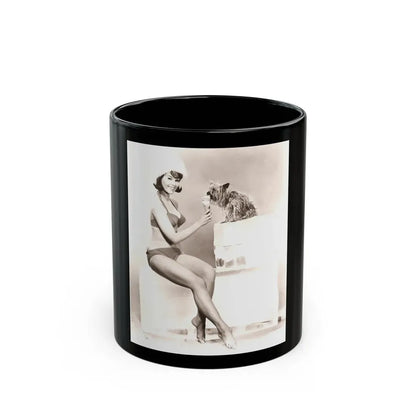 Yvonne Craig #243 (Vintage Female Icon) Black Coffee Mug 11oz - Go Mug Yourself