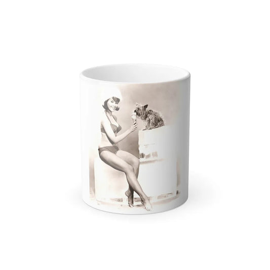 Yvonne Craig #243 (Vintage Female Icons) Color Changing Mug 11oz-11oz-Go Mug Yourself
