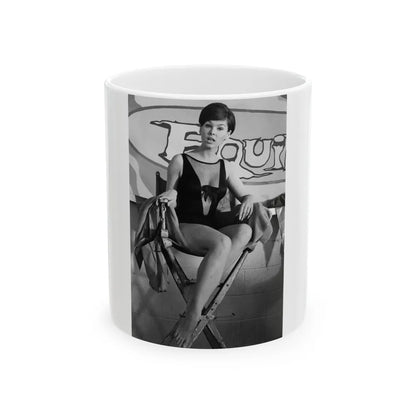 Yvonne Craig #245 (Vintage Female Icon) White Coffee Mug-11oz-Go Mug Yourself