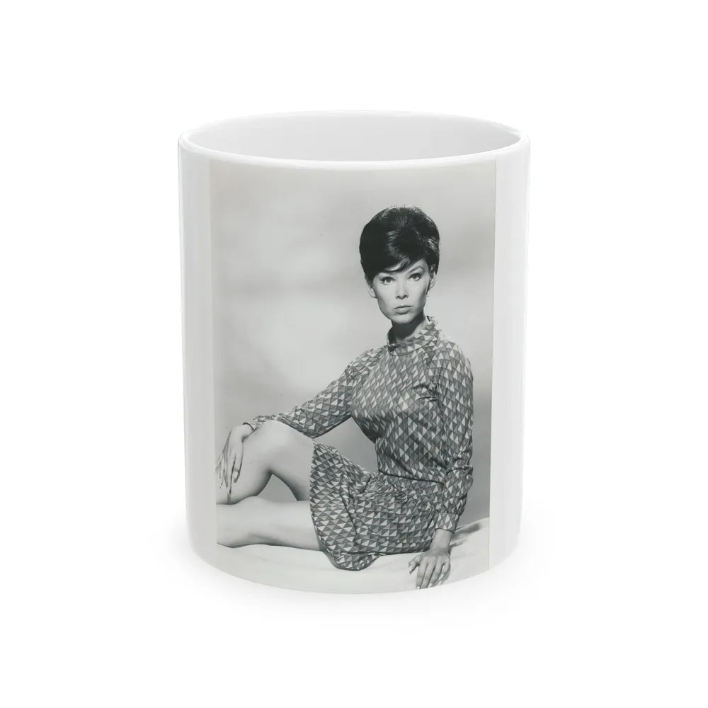 Yvonne Craig #246 (Vintage Female Icon) White Coffee Mug-11oz-Go Mug Yourself