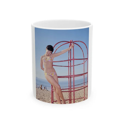 Yvonne Craig #251 (Vintage Female Icon) White Coffee Mug-11oz-Go Mug Yourself