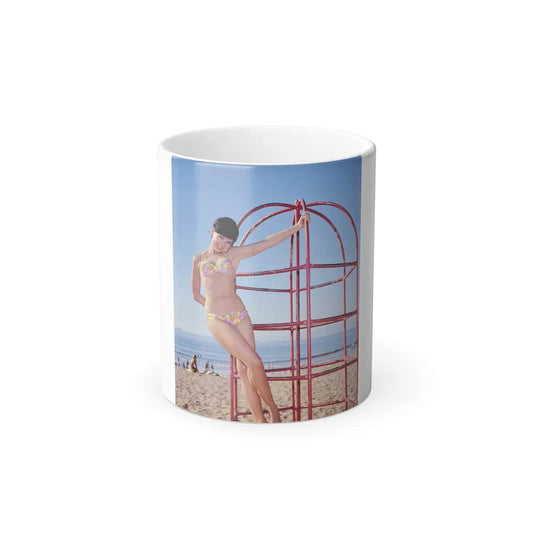 Yvonne Craig #251 (Vintage Female Icons) Color Changing Mug 11oz-11oz-Go Mug Yourself