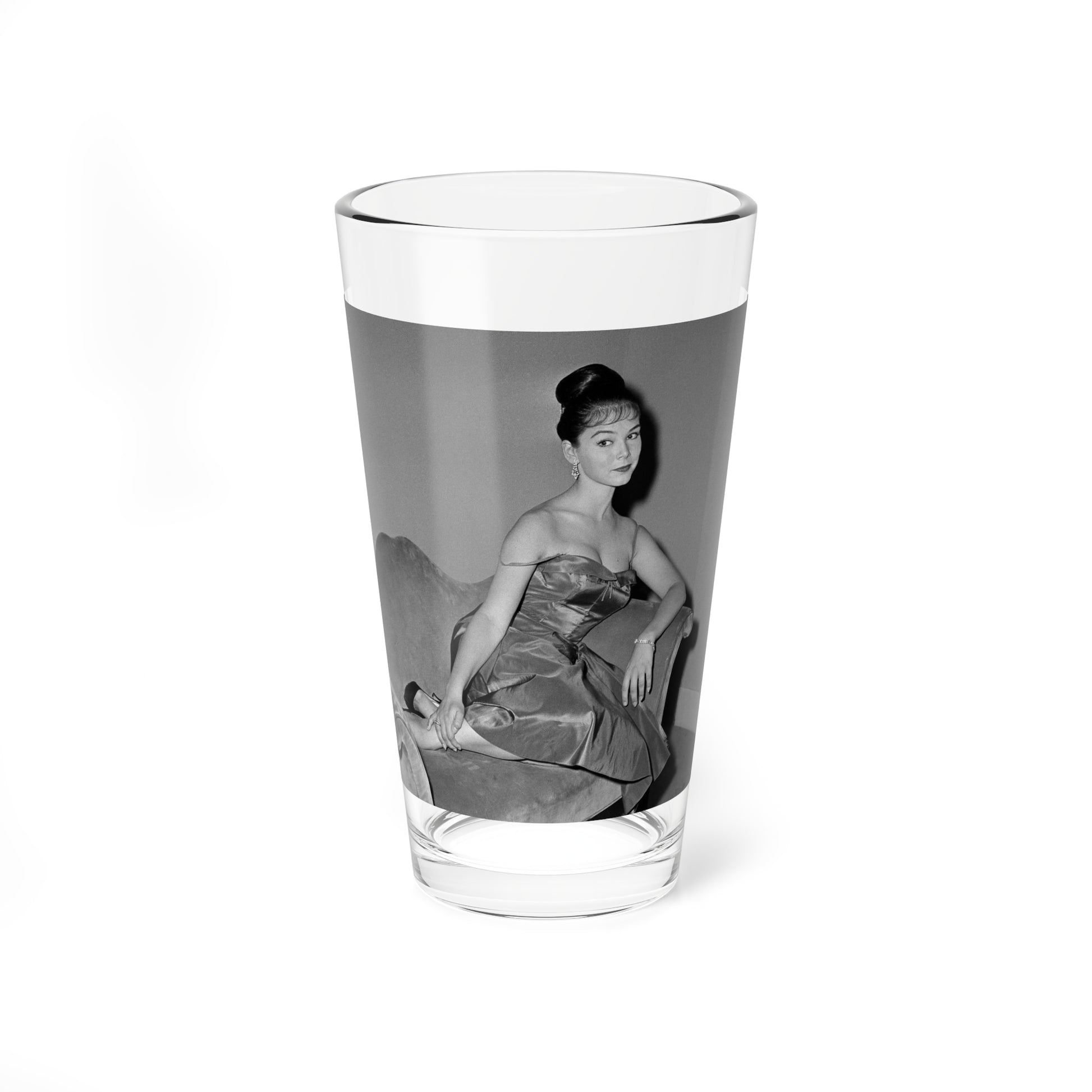 Yvonne Craig #252 (Vintage Female Icon) Pint Glass 16oz-16oz-Go Mug Yourself