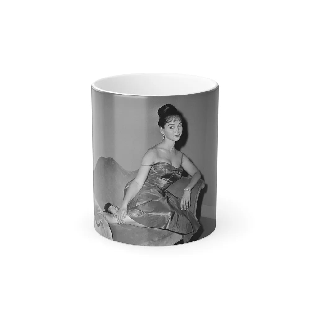Yvonne Craig #252 (Vintage Female Icons) Color Changing Mug 11oz-11oz-Go Mug Yourself