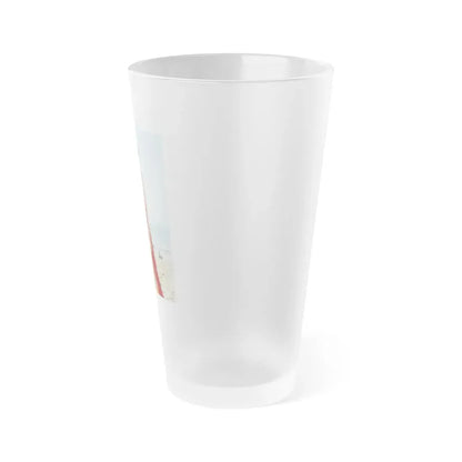 Yvonne Craig #254 (Vintage Female Icon) Frosted Pint Glass 16oz - Go Mug Yourself