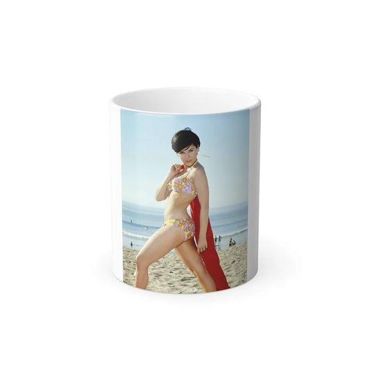 Yvonne Craig #254 (Vintage Female Icons) Color Changing Mug 11oz-11oz-Go Mug Yourself