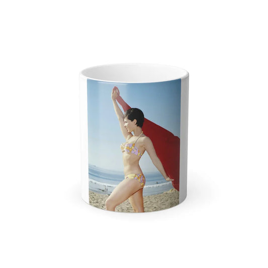 Yvonne Craig #255 (Vintage Female Icons) Color Changing Mug 11oz-11oz-Go Mug Yourself