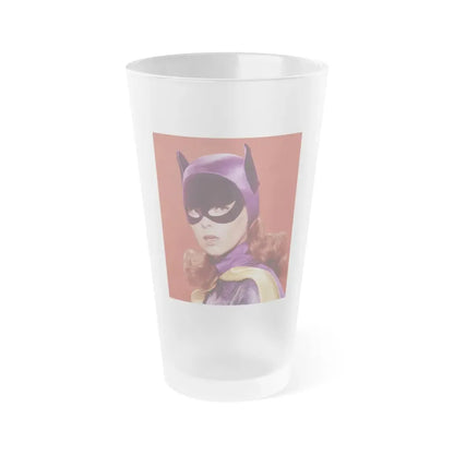 Yvonne Craig #258 (Vintage Female Icon) Frosted Pint Glass 16oz 16oz Frosted - Go Mug Yourself