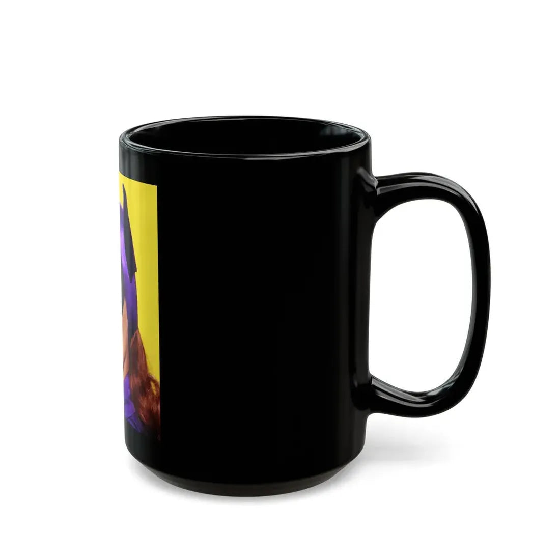 Yvonne Craig #259 (Vintage Female Icon) Black Coffee Mug - Go Mug Yourself