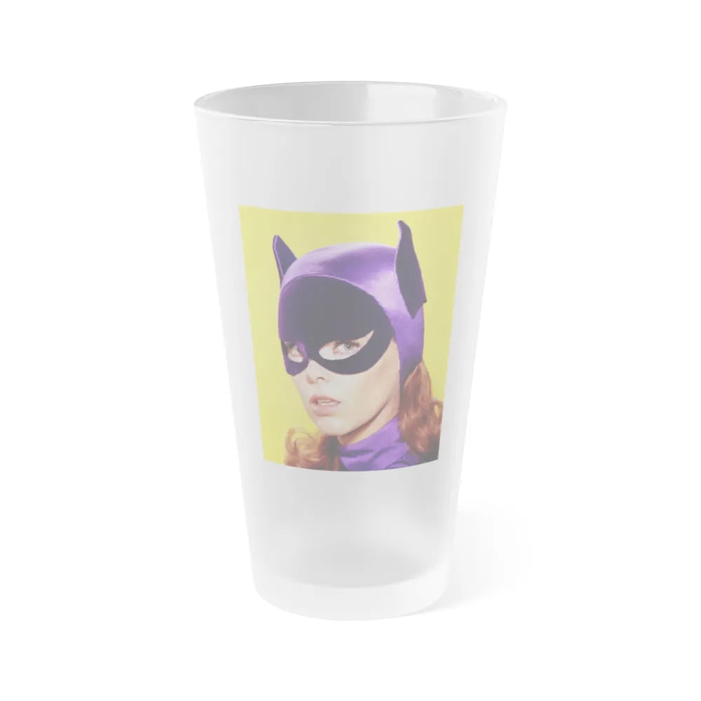 Yvonne Craig #259 (Vintage Female Icon) Frosted Pint Glass 16oz-16oz-Frosted-Go Mug Yourself