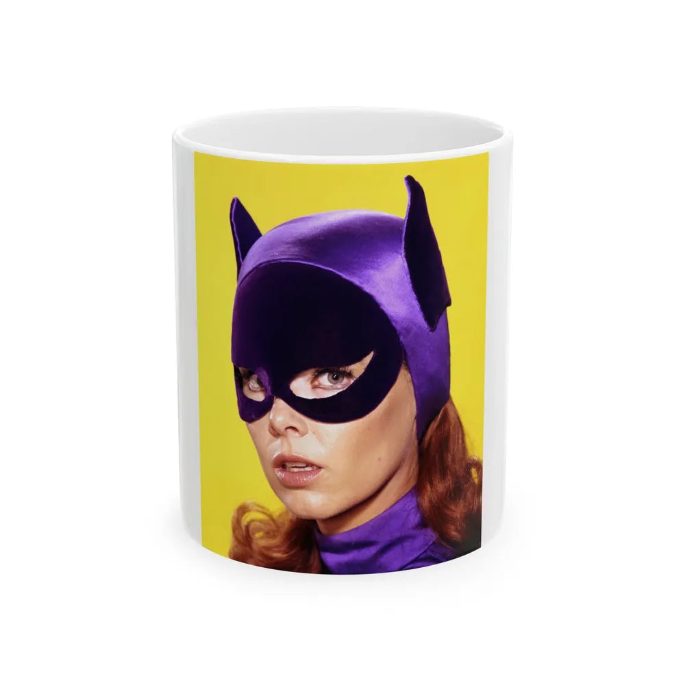 Yvonne Craig #259 (Vintage Female Icon) White Coffee Mug-11oz-Go Mug Yourself