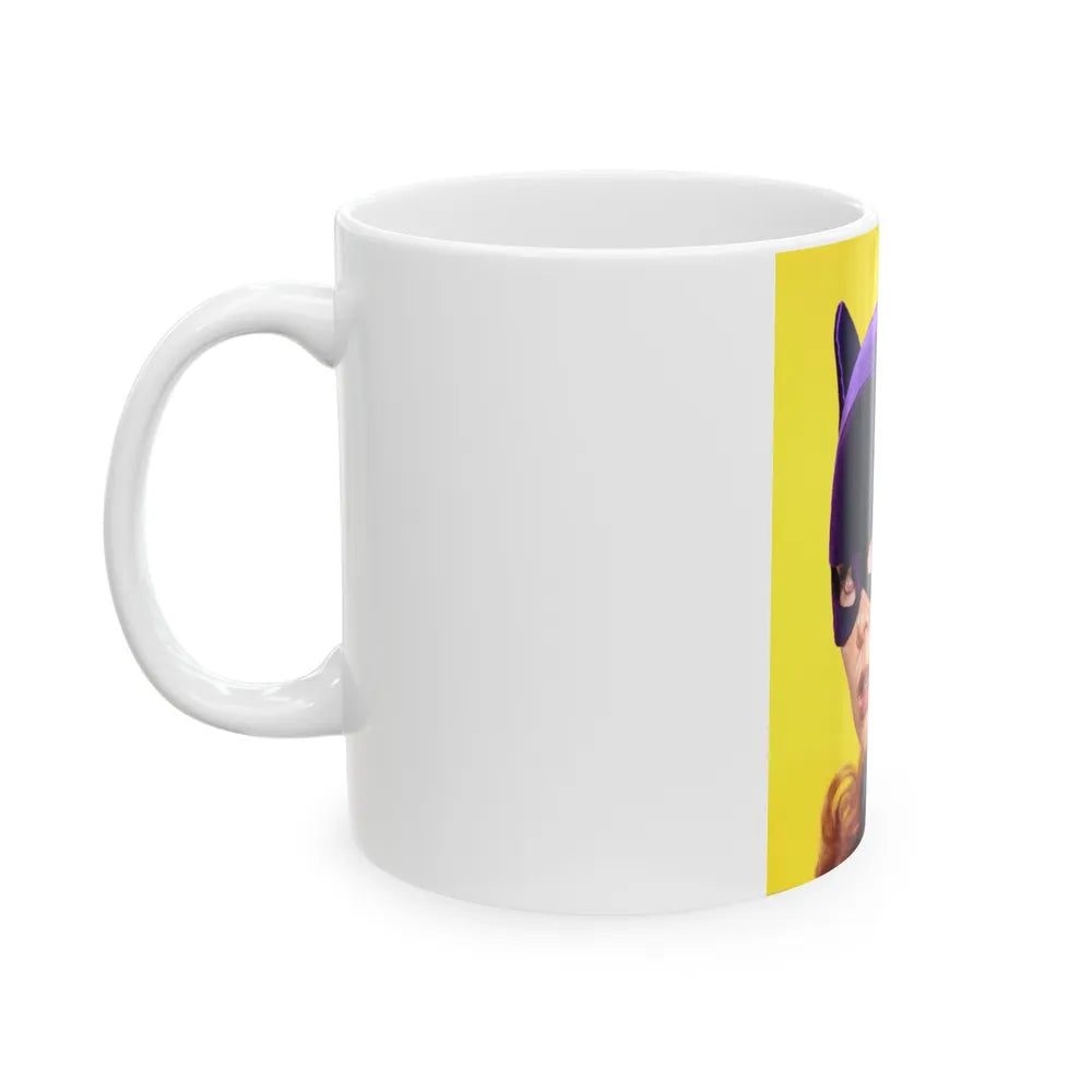 Yvonne Craig #259 (Vintage Female Icon) White Coffee Mug-Go Mug Yourself