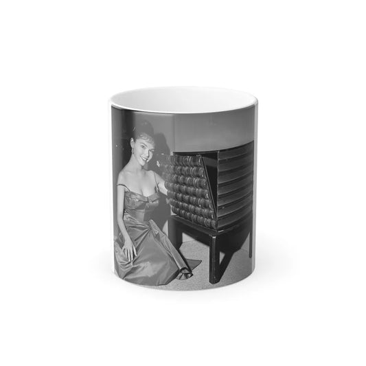 Yvonne Craig #261 (Vintage Female Icons) Color Changing Mug 11oz-11oz-Go Mug Yourself