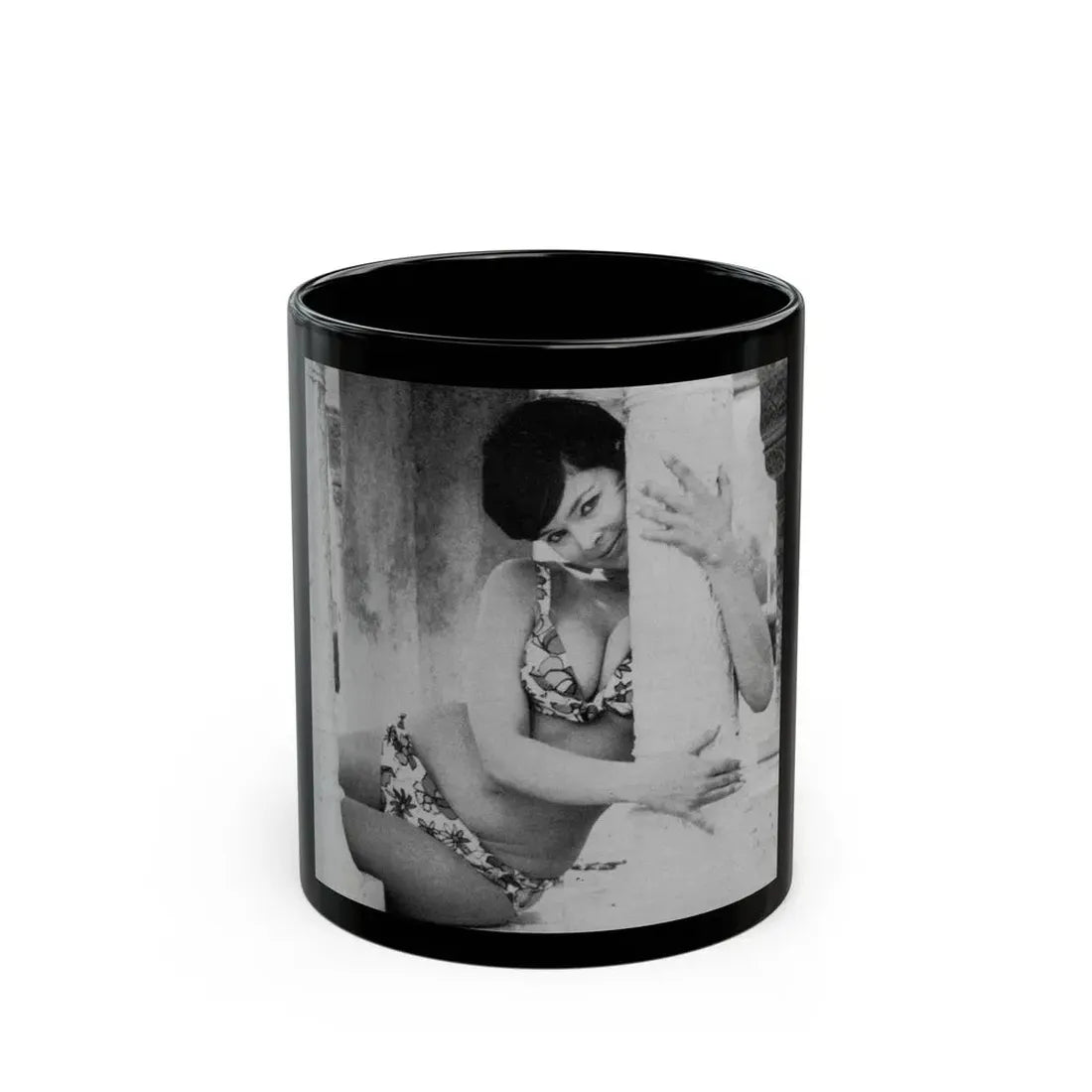 Yvonne Craig #262 (Vintage Female Icon) Black Coffee Mug 11oz - Go Mug Yourself