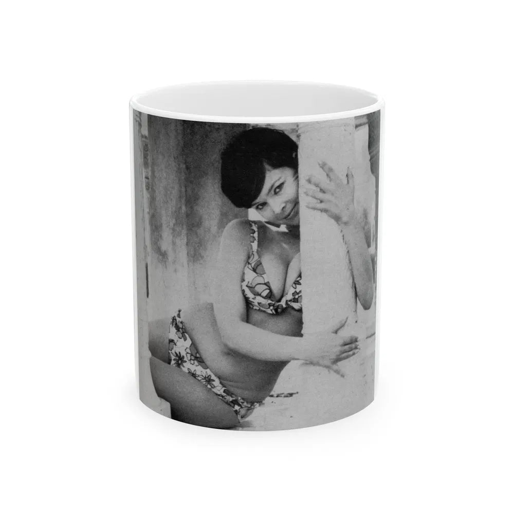 Yvonne Craig #262 (Vintage Female Icon) White Coffee Mug-11oz-Go Mug Yourself