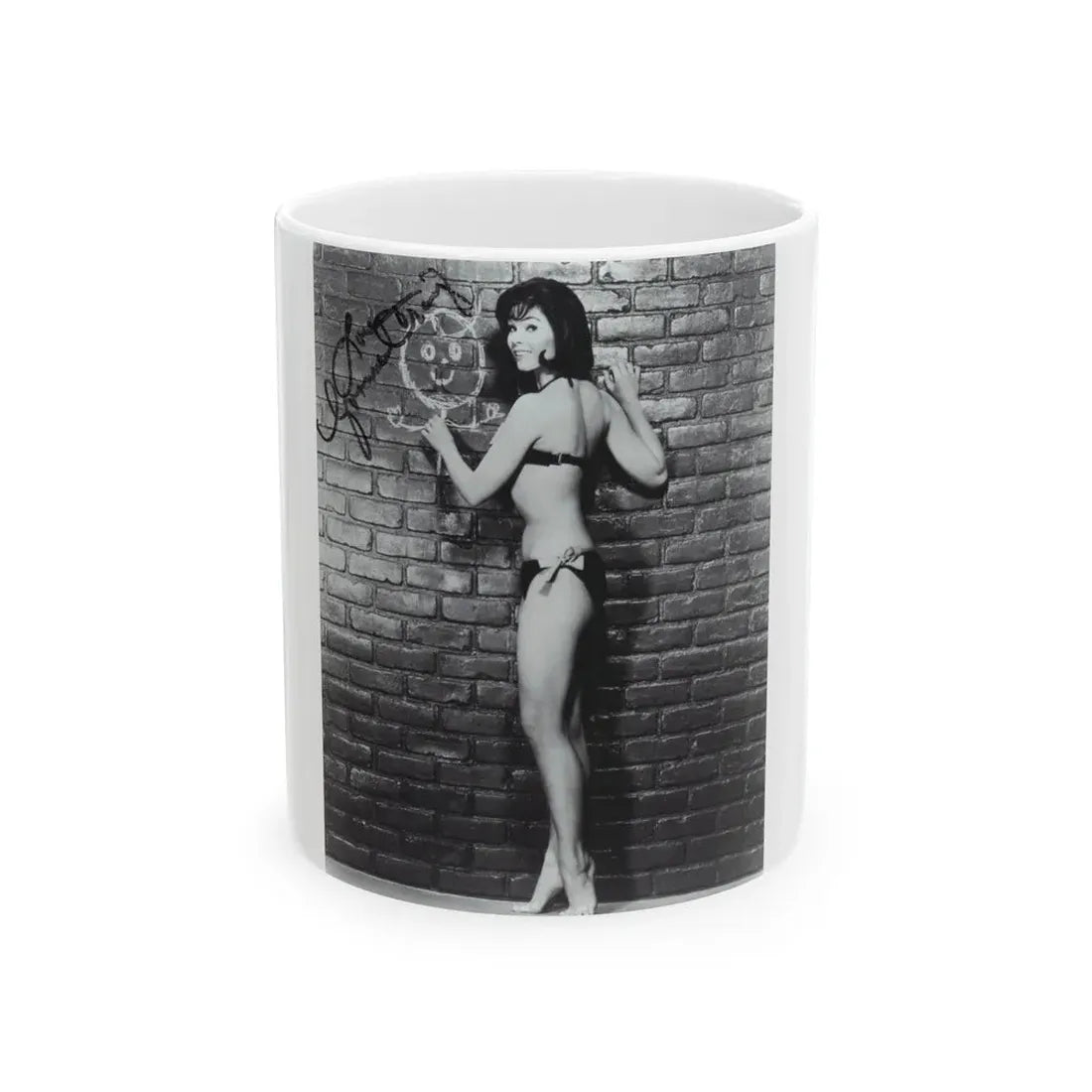 Yvonne Craig #263 (Vintage Female Icon) White Coffee Mug 11oz - Go Mug Yourself