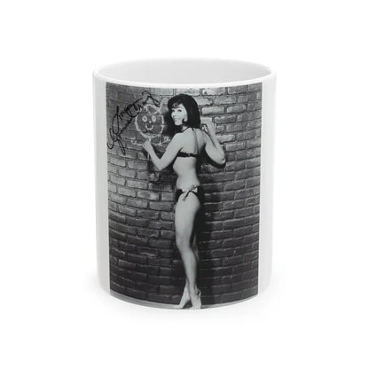 Yvonne Craig #263 (Vintage Female Icon) White Coffee Mug 11oz - Go Mug Yourself