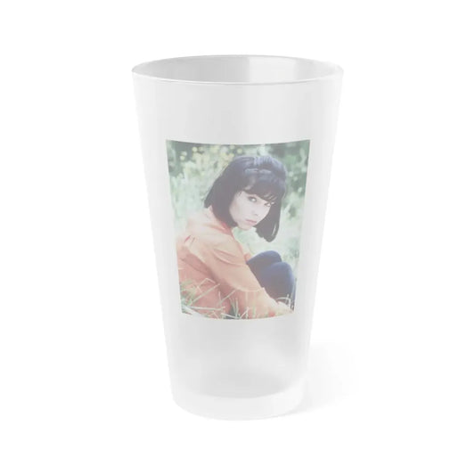 Yvonne Craig #264 (Vintage Female Icon) Frosted Pint Glass 16oz 16oz Frosted - Go Mug Yourself