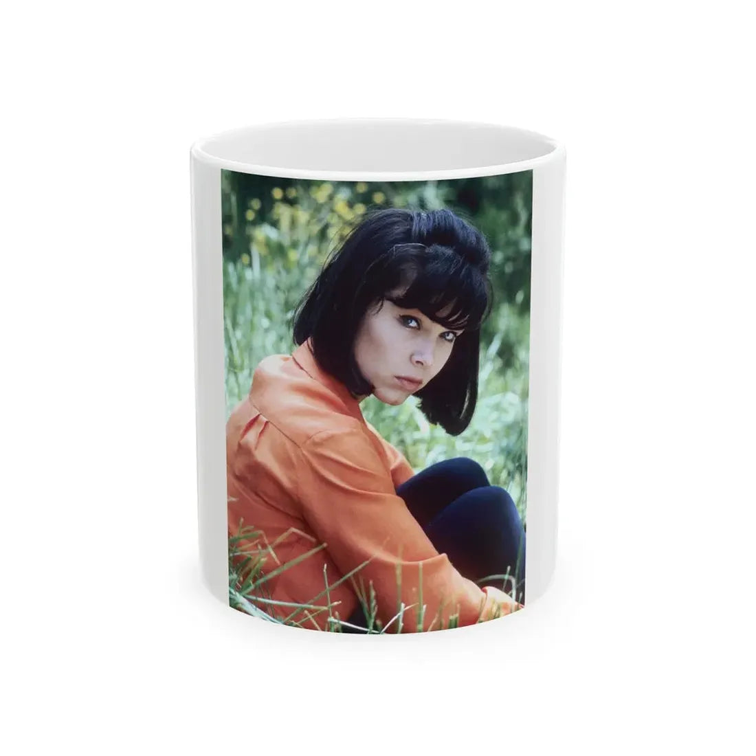 Yvonne Craig #264 (Vintage Female Icon) White Coffee Mug 11oz - Go Mug Yourself