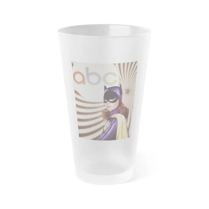 Yvonne Craig #265 (Vintage Female Icon) Frosted Pint Glass 16oz-16oz-Frosted-Go Mug Yourself