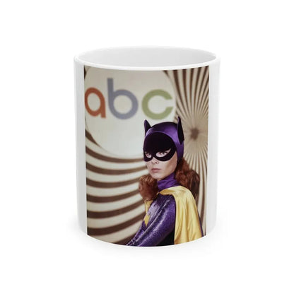 Yvonne Craig #265 (Vintage Female Icon) White Coffee Mug 11oz - Go Mug Yourself