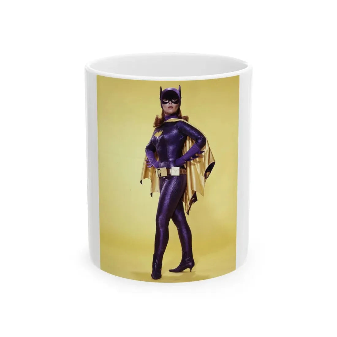 Yvonne Craig #266 (Vintage Female Icon) White Coffee Mug 11oz - Go Mug Yourself