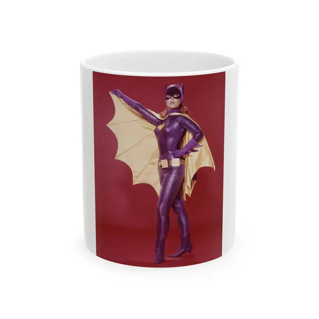 Yvonne Craig #267 (Vintage Female Icon) White Coffee Mug 11oz - Go Mug Yourself