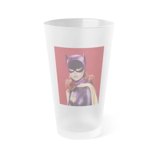 Yvonne Craig #268 (Vintage Female Icon) Frosted Pint Glass 16oz-16oz-Frosted-Go Mug Yourself