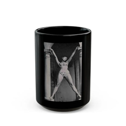 Yvonne Craig #270 (Vintage Female Icon) Black Coffee Mug 15oz - Go Mug Yourself